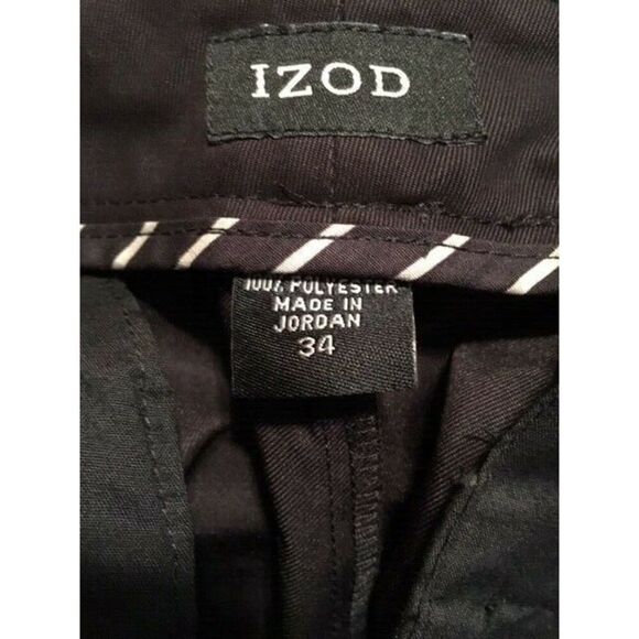 Izod Size 34 Black Golf Shorts - Picture 3 of 3